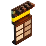 Shoji Wall 02 - Yellow Trim - Building Part - LEGO Fortnite
