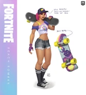 Concept Art for Beach Bomber by Drew Hill