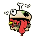 Grrr Burger - Emoticon - Fortnite