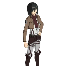 Mikasa Ackermann (Scout Regiment Cloak Off - Featured) - Outfit - Fortnite