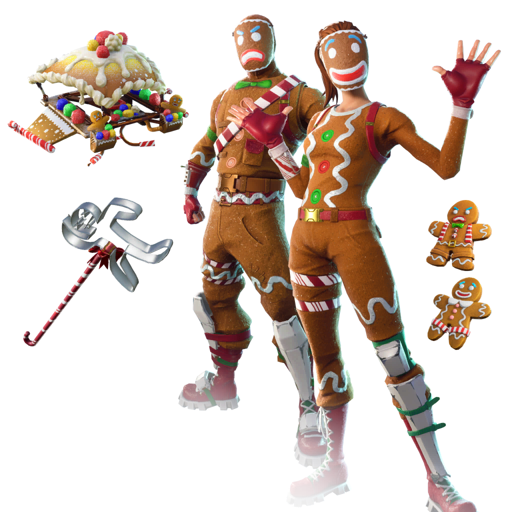 Fortnite gingerbread man figure new arrivals