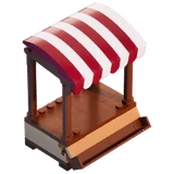 Salty Seaport Market Stall - Furniture - LEGO Fortnite