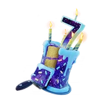 Sprinkly Space Cake - Back Bling - Fortnite