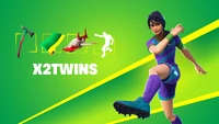 X2 Twins's Locker Bundle (News Tab) - Promo - Fortnite