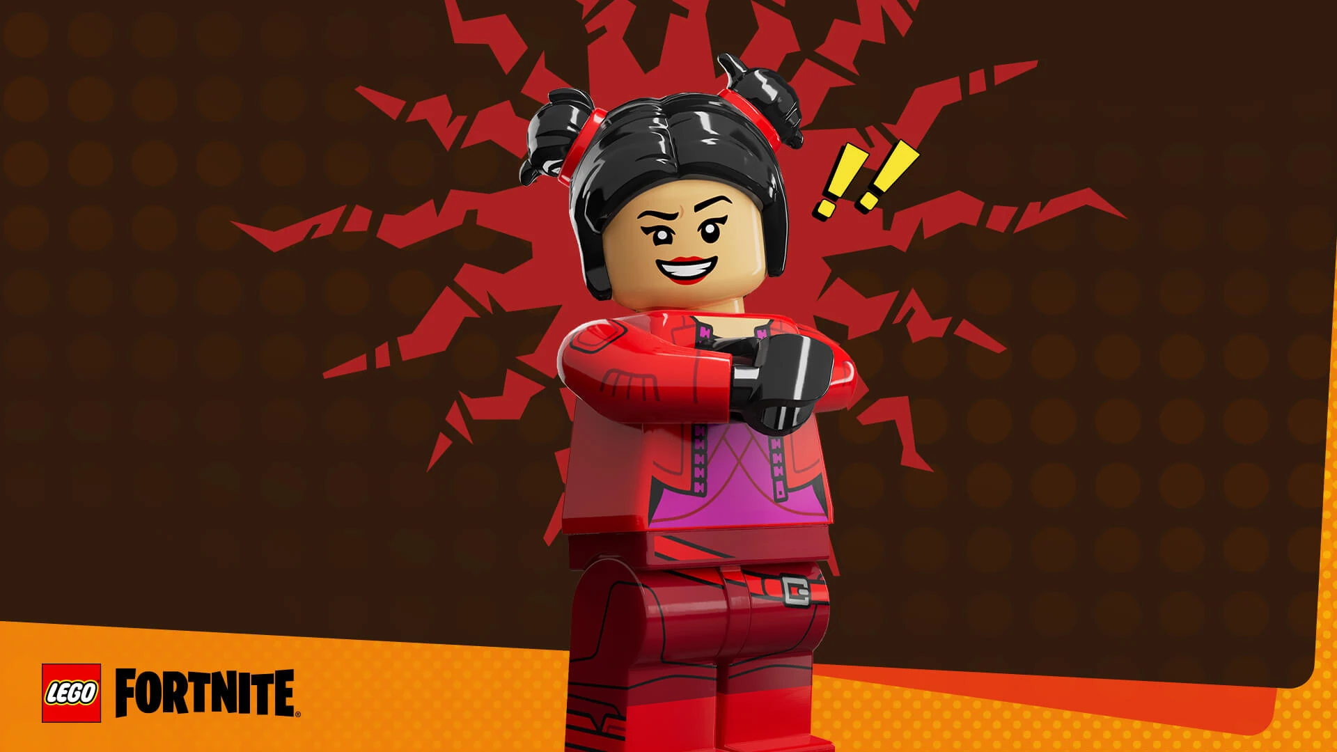 Carmine Rosso - Promo - LEGO Fortnite