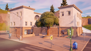 Tilted Towers (Winterfest 2021 - Twin-L Building) - Location - Fortnite