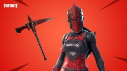 Fortnite Rote Ritterin Skin Promo
