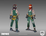 Concept Art for Jules' Welder Style by Brandon Vuong