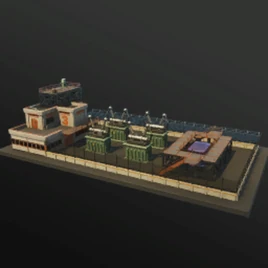 Power Plant Transformer Yard - Prefab - Fortnite