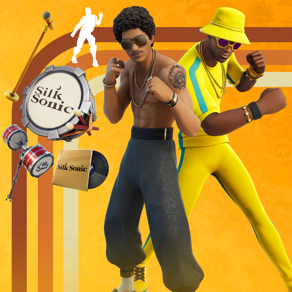 Fornite traz Bruno Mars e Anderson Paak. ao game com skins e mais itens