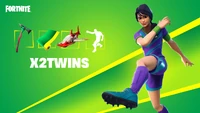 X2 Twins's Locker Bundle - Promo - Fortnite