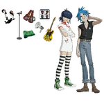 Noodle & 2D Bundle - Item Shop Bundle - Fortnite