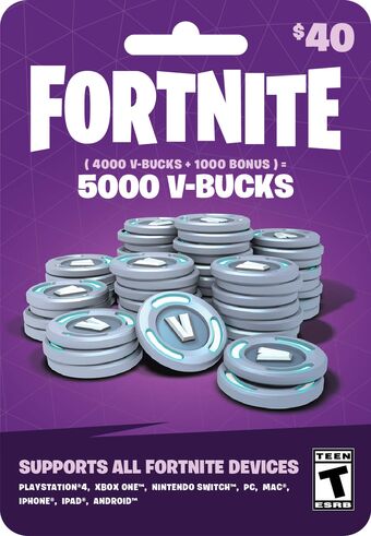 V Bucks Cards Fortnite Wiki Fandom