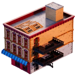 Friendly Neighborhood Apartment - Build - LEGO Fortnite