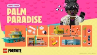 Palm Paradise LEGO Pass - Promo - LEGO Fortnite