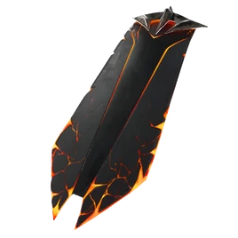 Molten Battle Shroud - Back Bling - Fortnite