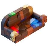 Patchwork Couch - Furniture - LEGO Fortnite