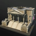 Dark Tilted City Hall
