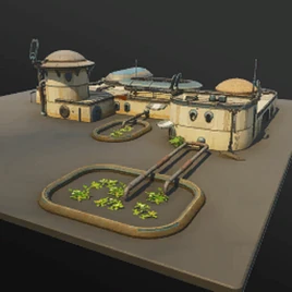 Sanctuary Hydroponic Station - Prefab - Fortnite