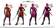 Concept Art for Synthesis' color variants by Ben Shafer