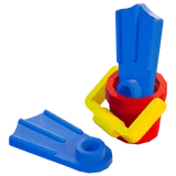Beachy Blue Flippers - Decoration - LEGO Fortnite