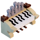 Salty Seaport Piano - Decoration - LEGO Fortnite