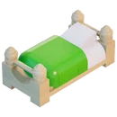 Green Sleeper Single - Furniture - LEGO Fortnite