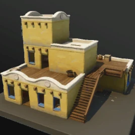 Pueblo Residential A - Prefab - Fortnite