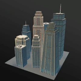 Background Buildings Group C - Prefab - Fortnite