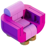 Pink Perfection Armchair - Furniture - LEGO Fortnite