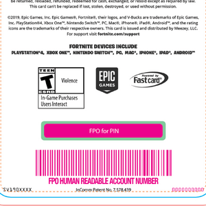 V Bucks Cards Fortnite Wiki Fandom