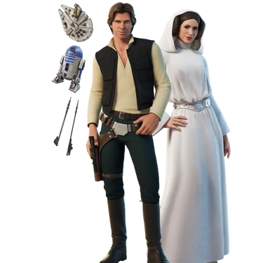 Han Solo & Leia Organa Bundle (v40.30) - Item Shop Bundle - Fortnite