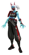 Concept Art for Raijū from an Epic Games survey