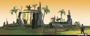 Early version of the other buildings.