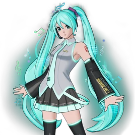 Hatsune Miku (v40.20 - Reactivity - On - Featured) - Outfit - Fortnite