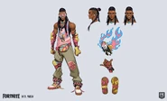 Concept Art for Massai by Matthew Lau