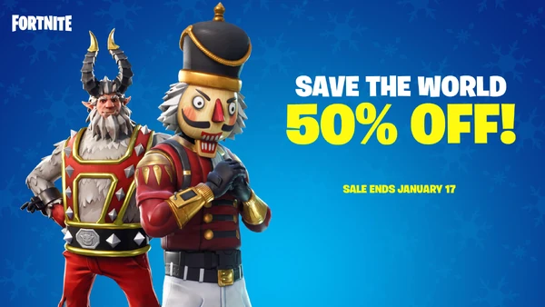 50% Off Sale (December 2019 - January 2020) - Save the World - Fortnite