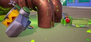 Metalhead's head and foot