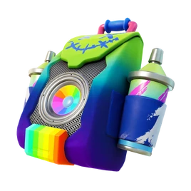 Purple Jam (Rainbow - Featured) - Back Bling - Fortnite