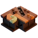 Splintered Counter - Corner - Furniture - LEGO Fortnite