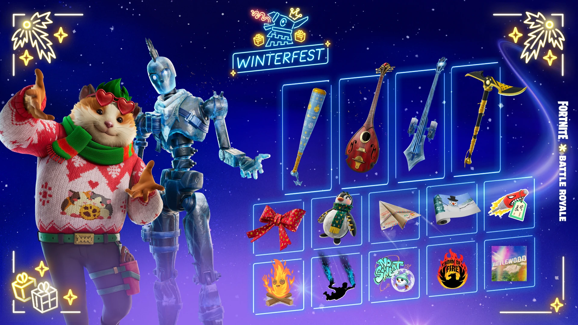 Glacial Dummy and Cheeks - Promo - Fortnite