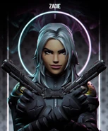 Concept art by Yhemical, originally intended for Zadie