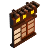 Shoji Wall 03 - Building Part - LEGO Fortnite