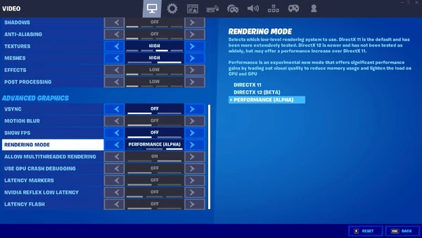 Fortnite-performance-mode-under-advanced-graphics