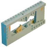 Shack Half Wall - Building Part - LEGO Fortnite