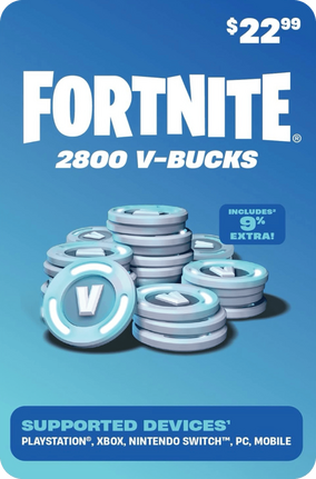 Fortnite 13500 V-Bucks Gift Card [Physical] - Walmart.com