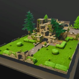 Decayed Hero Mansion - Prefab - Fortnite