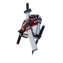 Heart Target (White) - Back Bling - Fortnite