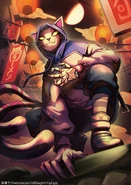 Promotional image for Chapter 6: Season 1 featuring Nyanja in Canyon Crossing.
