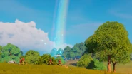 A Rainbow Cloud spawning.